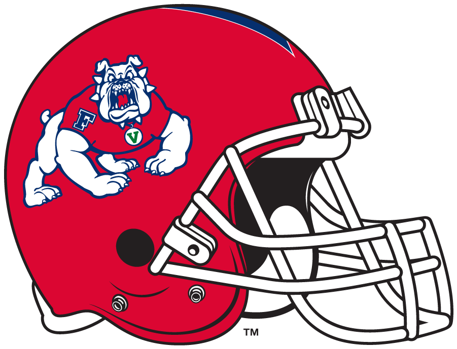 Fresno State Bulldogs 2006-2016 Helmet Logo iron on transfers for clothing